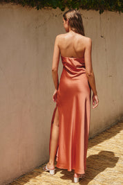 GOING OUT STRAPLESS BIAS CUT MAXI DRESS Anima Guzga