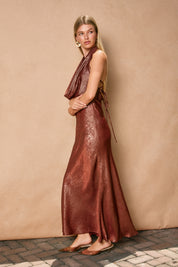 CHAMPAGNE SUPERNOVA DRESS Anima Guzga