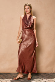 CHAMPAGNE SUPERNOVA DRESS Anima Guzga