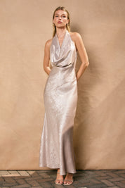 CHAMPAGNE SUPERNOVA DRESS Anima Guzga