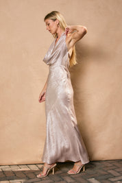 CHAMPAGNE SUPERNOVA DRESS Anima Guzga
