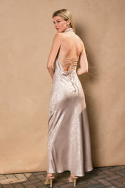 CHAMPAGNE SUPERNOVA DRESS Anima Guzga