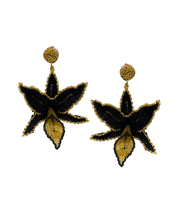 MIYUKI ORCHID EARRINGS