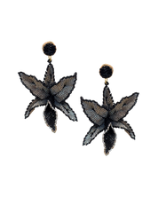 MIYUKI ORCHID EARRINGS