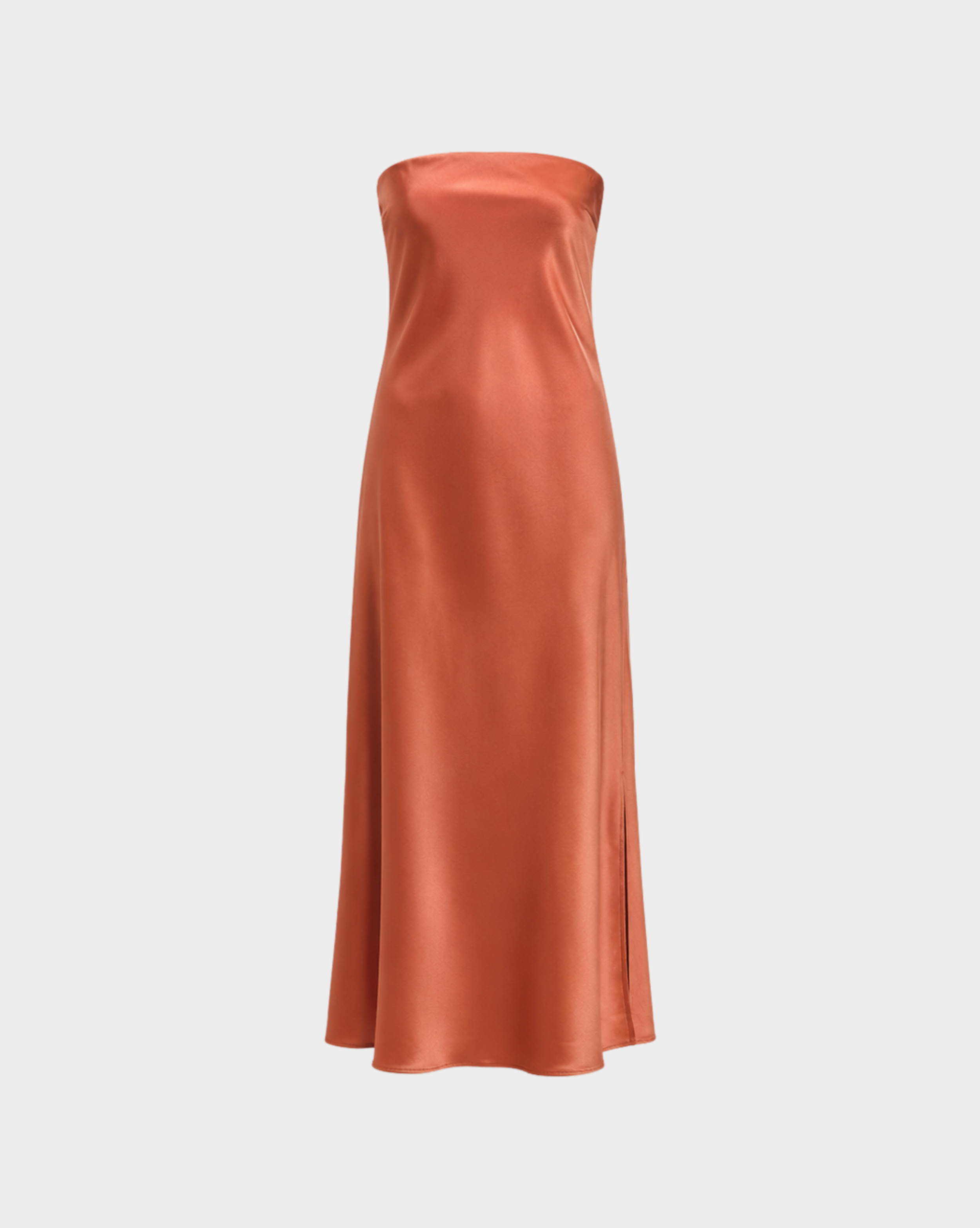 GOING OUT STRAPLESS BIAS CUT MAXI DRESS Anima Guzga