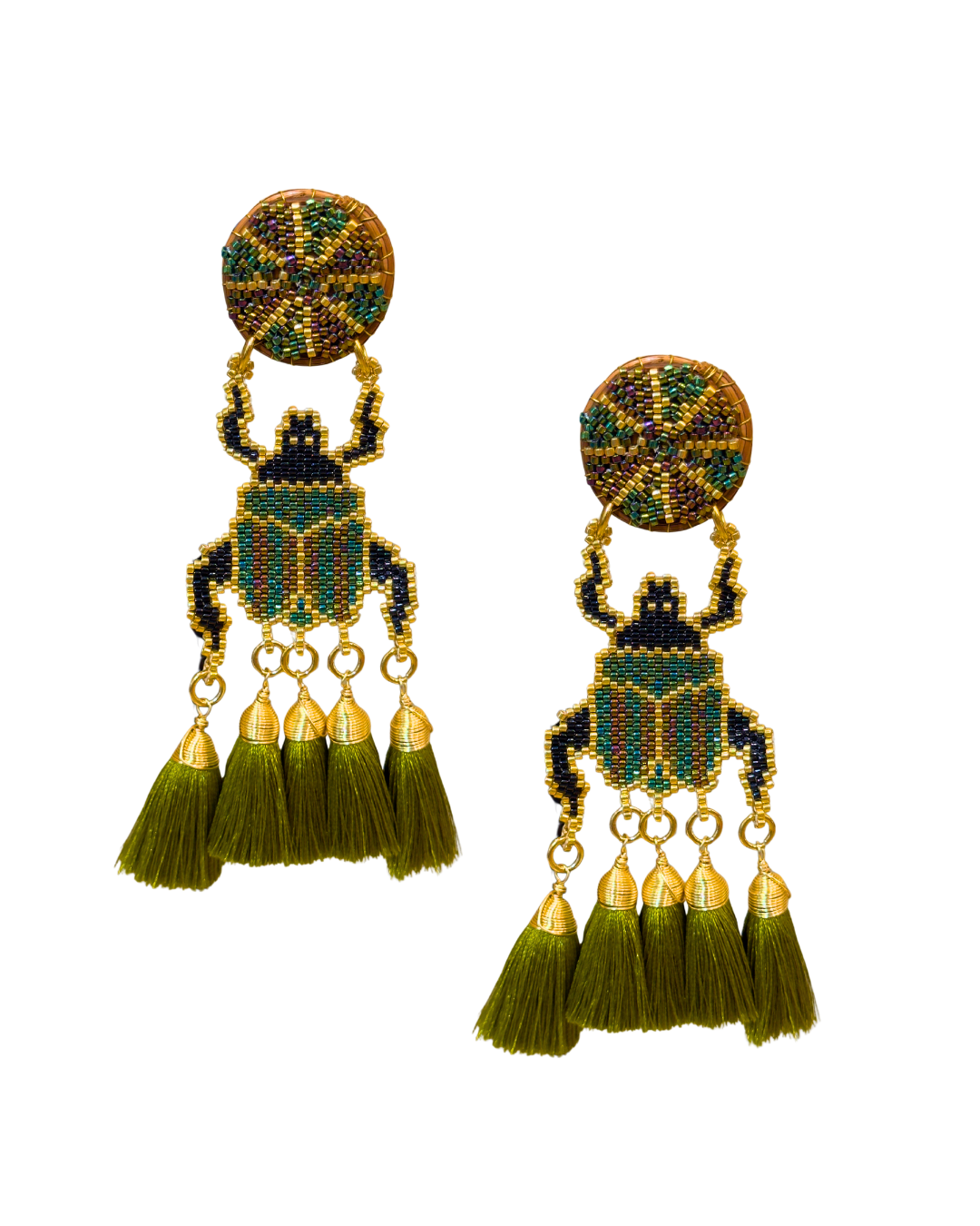 MIYUKI ESCARABAJO EARRINGS
