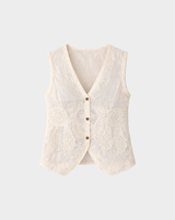 DAFFODIL CROCHET VEST