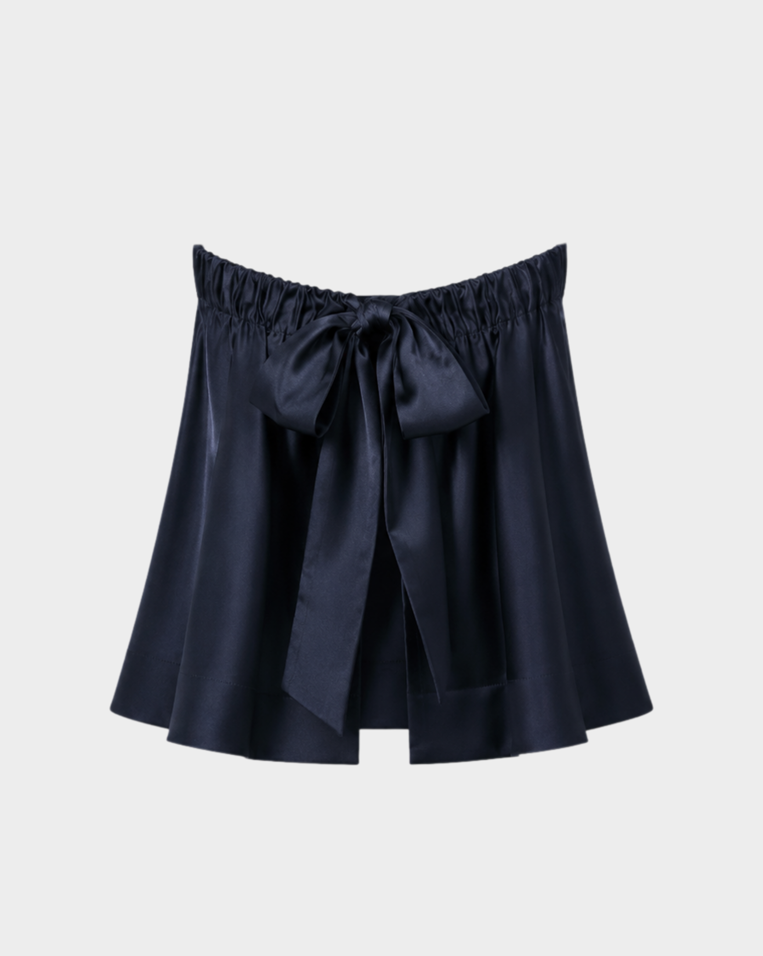 SATIN STRAPLESS BOW BACK TOP Anima Guzga