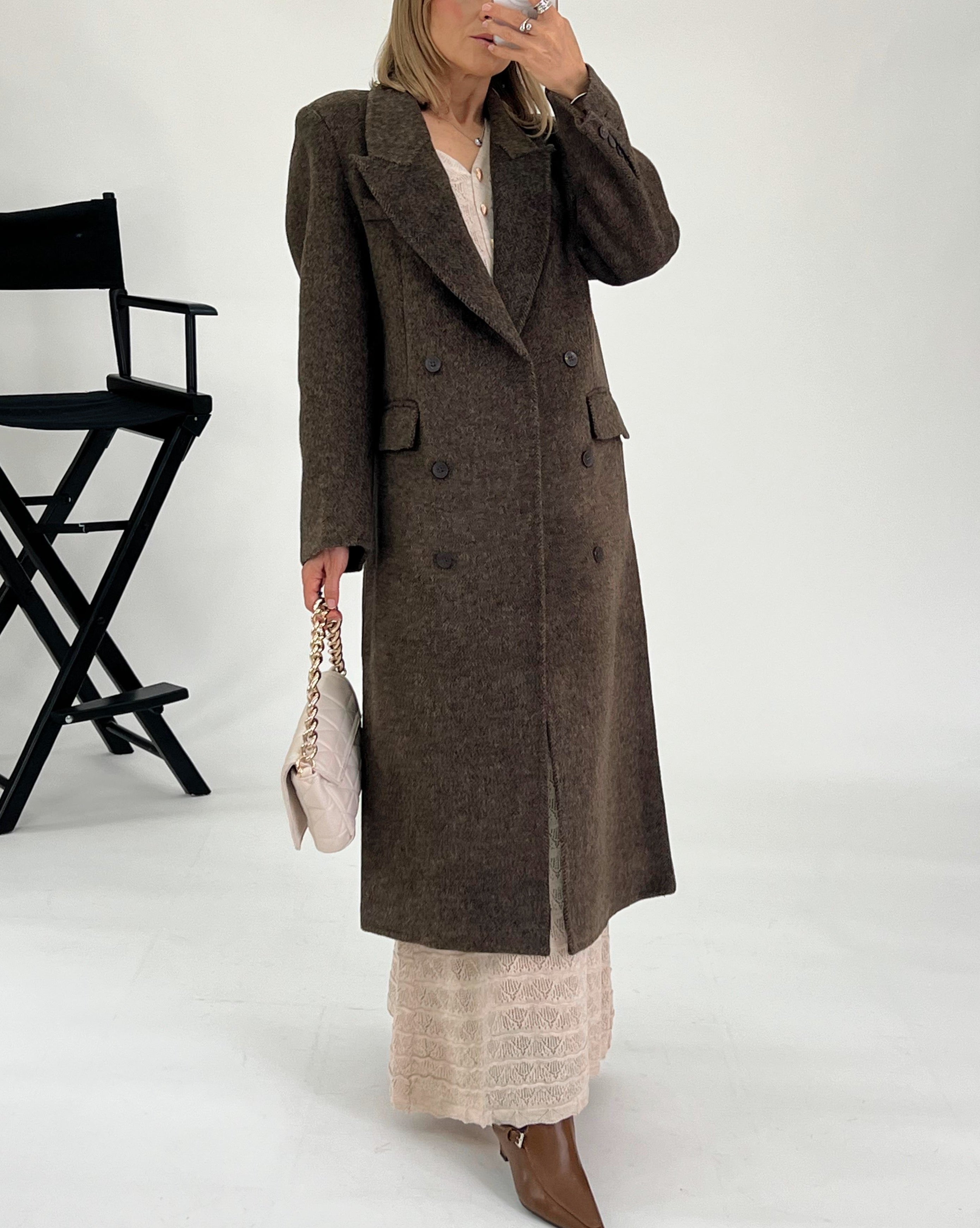 Juanita Coat | Limited Edition Wool Coat | Anima Guzga