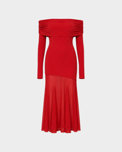 OFF/S MESH JERSEY GOWN Anima Guzga