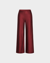 SATIN RELAXED STRAIGHT LEG PANTS Anima Guzga