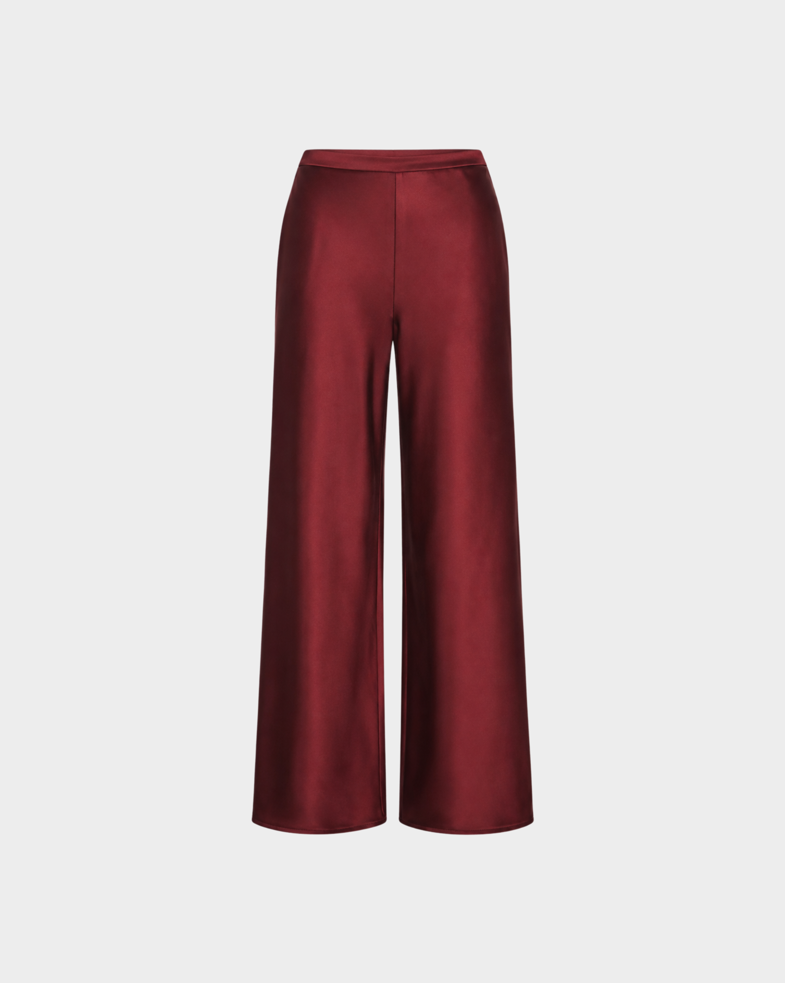 SATIN RELAXED STRAIGHT LEG PANTS Anima Guzga