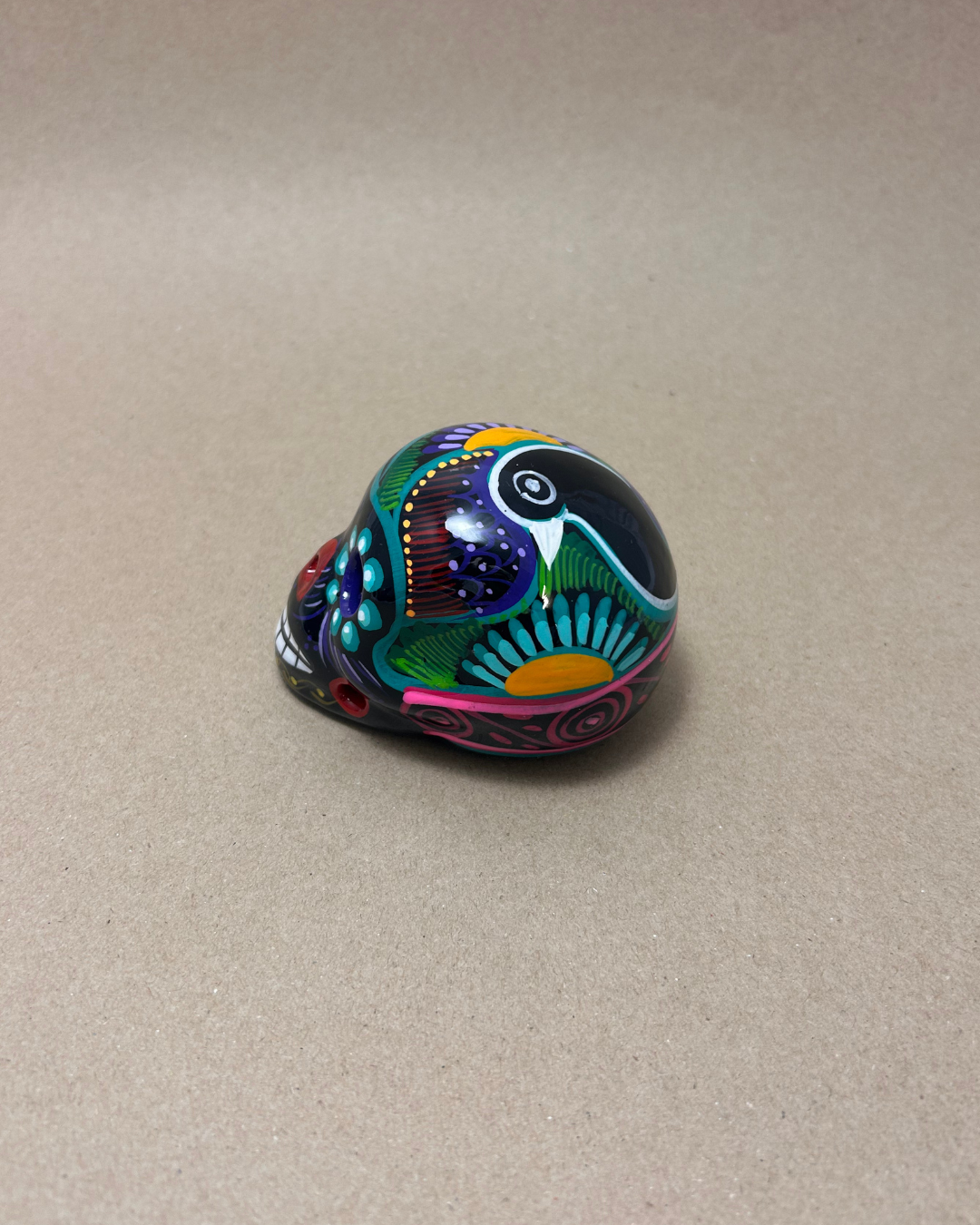 DIA DE LOS MUERTOS HAND PAINTED SKULL - 6cm