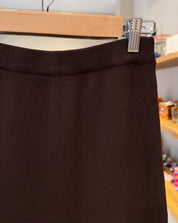 Vic Knit Skirt | Brown Soft Knit Skirt | Anima Guzga