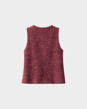 CHERRY KNIT VEST