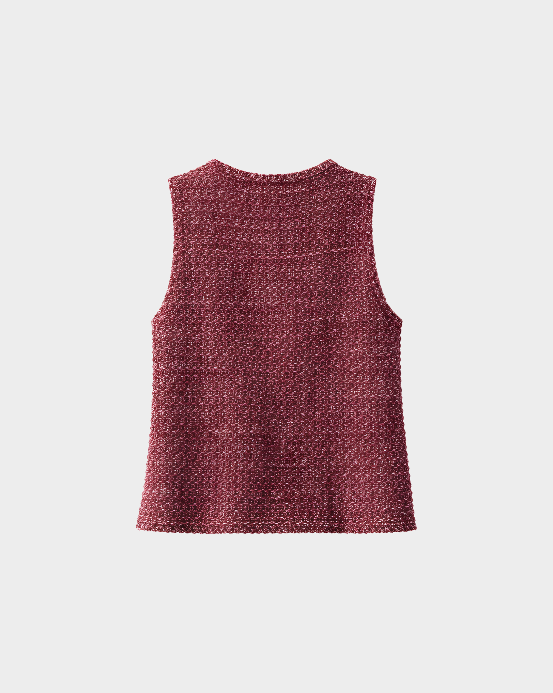 CHERRY KNIT VEST