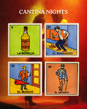 MEXICAN DRINK COASTERS Anima Guzga