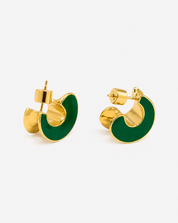 GREEN PANTHER EARRINGS Anima Guzga