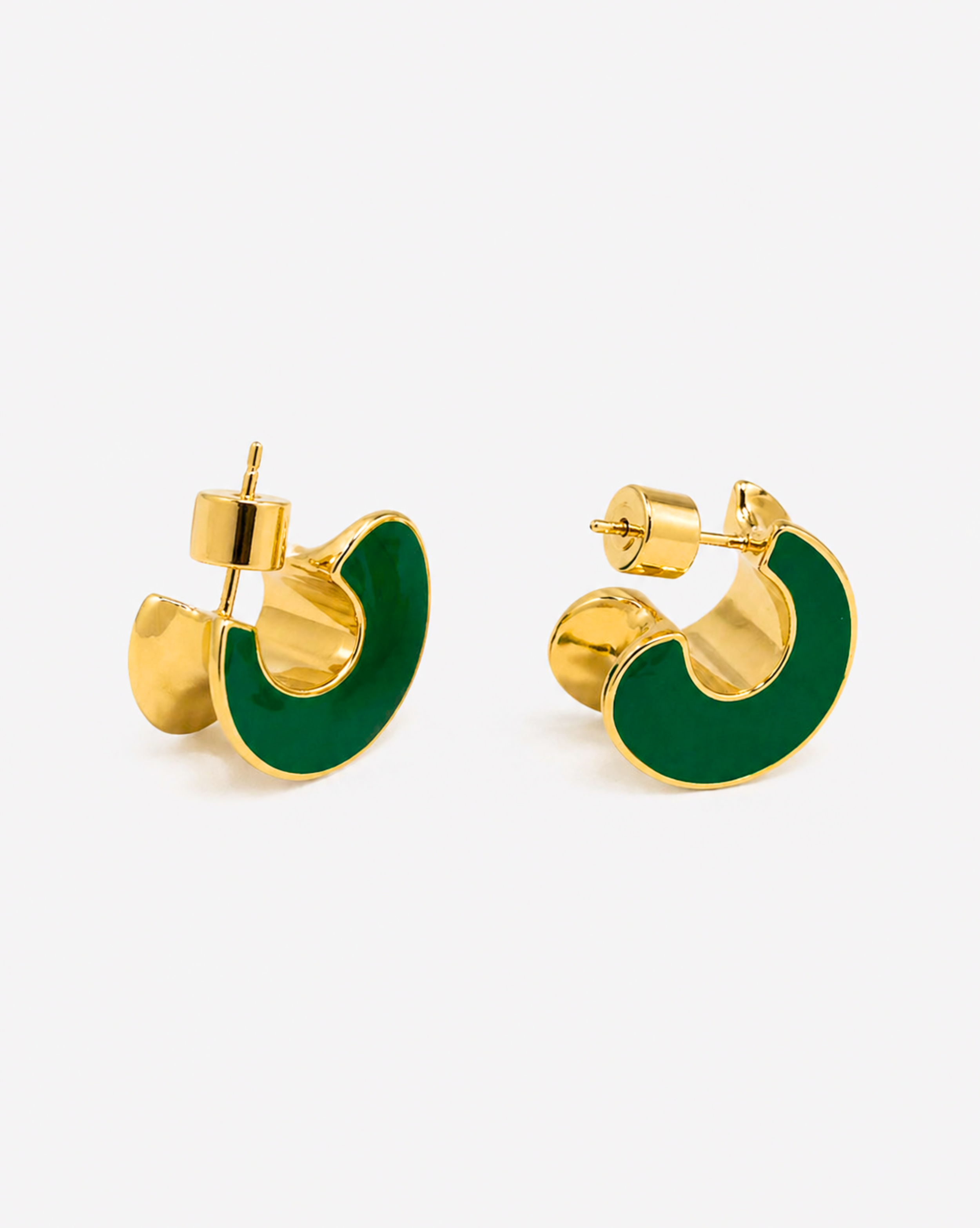 GREEN PANTHER EARRINGS Anima Guzga
