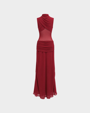 MESH KNOTTED MAXI DRESS Anima Guzga