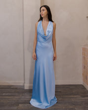 NIGHTS IN WHITE SATIN DRESS