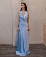 NIGHTS IN WHITE SATIN DRESS