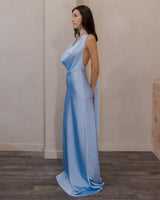 NIGHTS IN WHITE SATIN DRESS