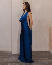 NIGHTS IN WHITE SATIN DRESS