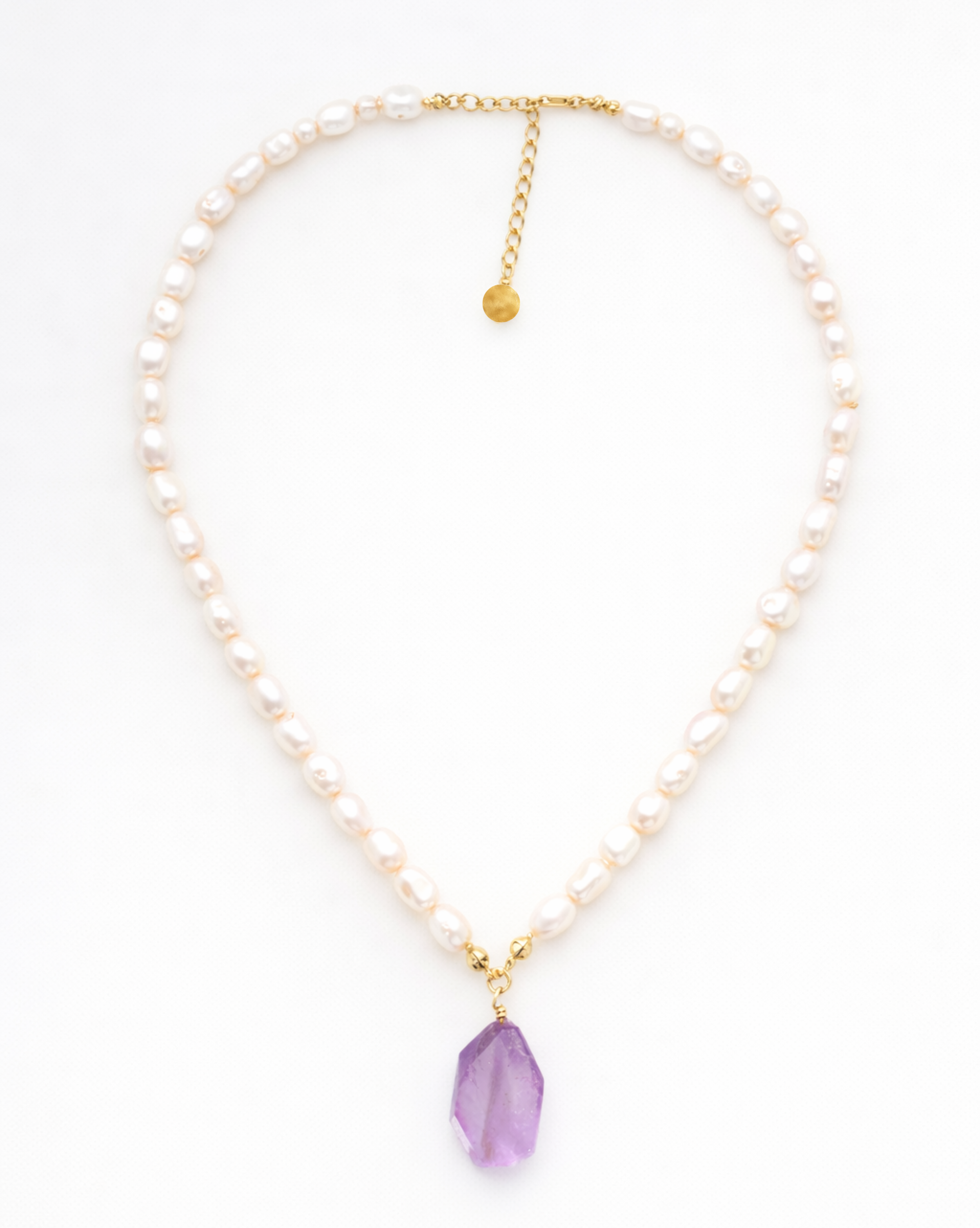 EMERALD PEARL NECKLACE Anima Guzga