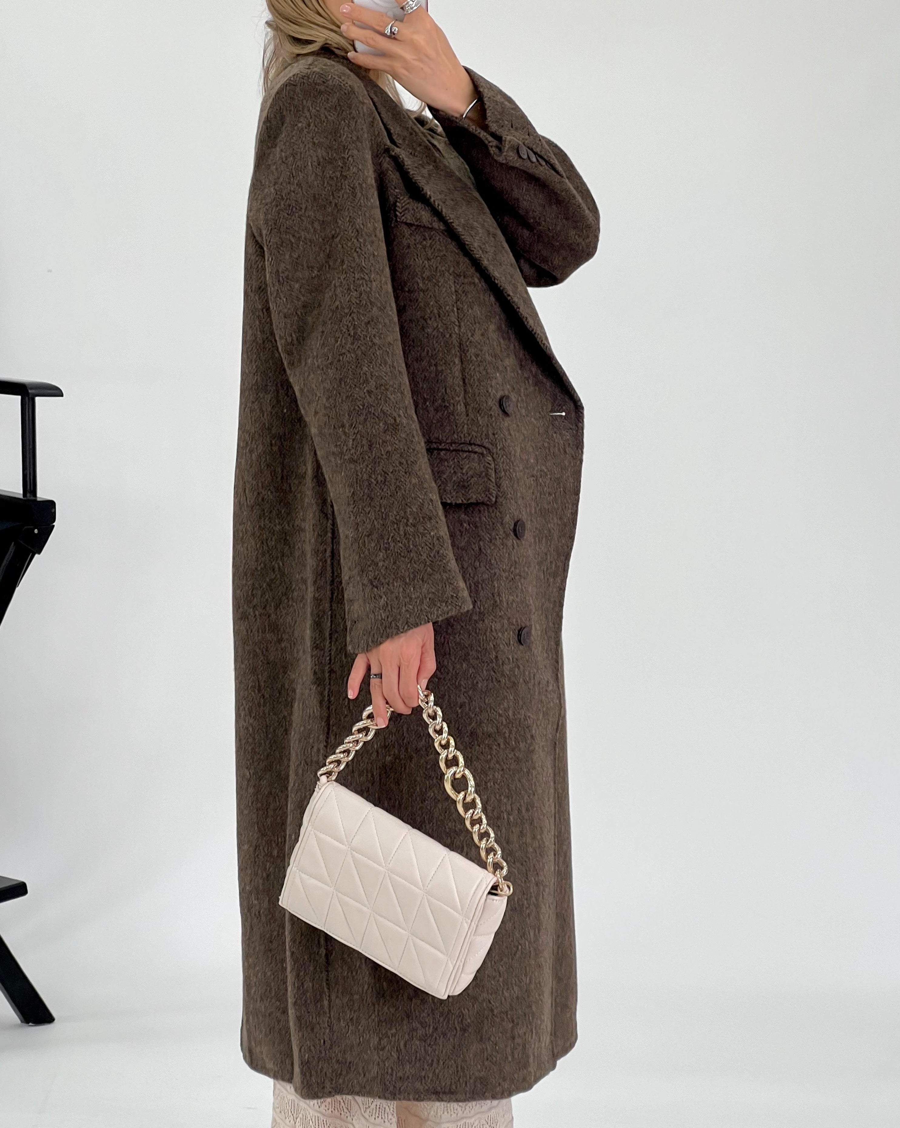Juanita Coat | Limited Edition Wool Coat | Anima Guzga