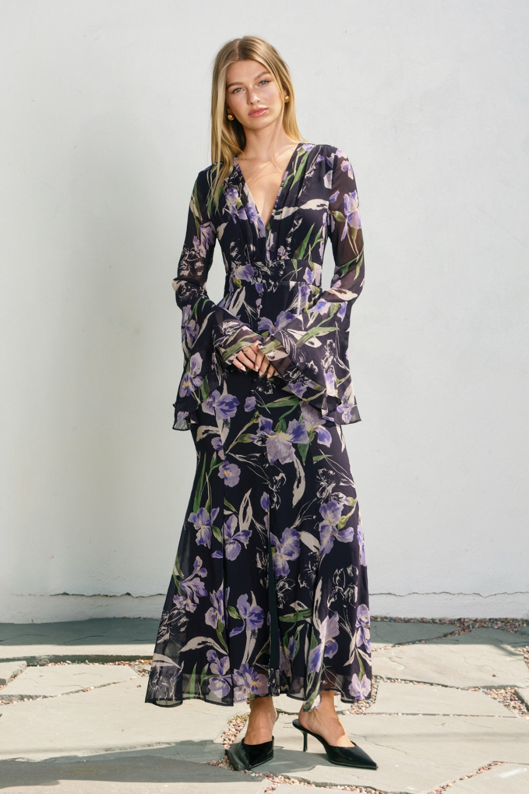 CHAN CHAN LONG SLEEVE DRESS