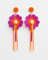 MIYUKI COSMOS FLOWER EARRINGS