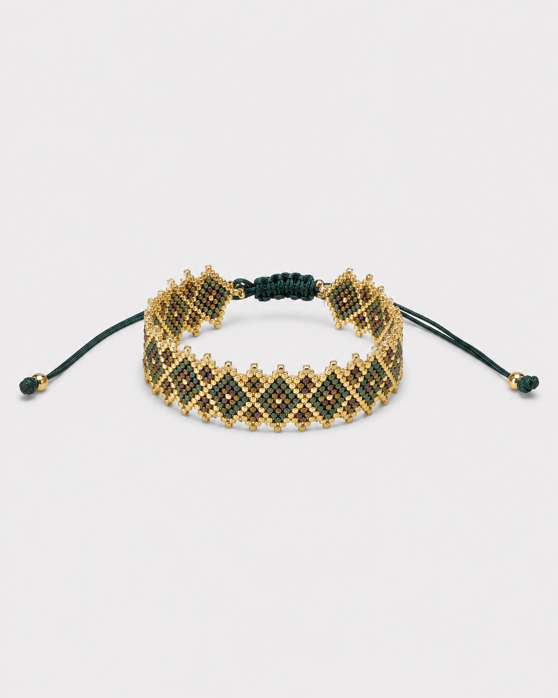 GREEN CHUAVE MIYUKI BRACELET Anima Guzga