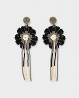 MIYUKI COSMOS FLOWER EARRINGS