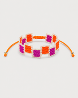 ORANGE CUADROS MIYUKI BRACELET