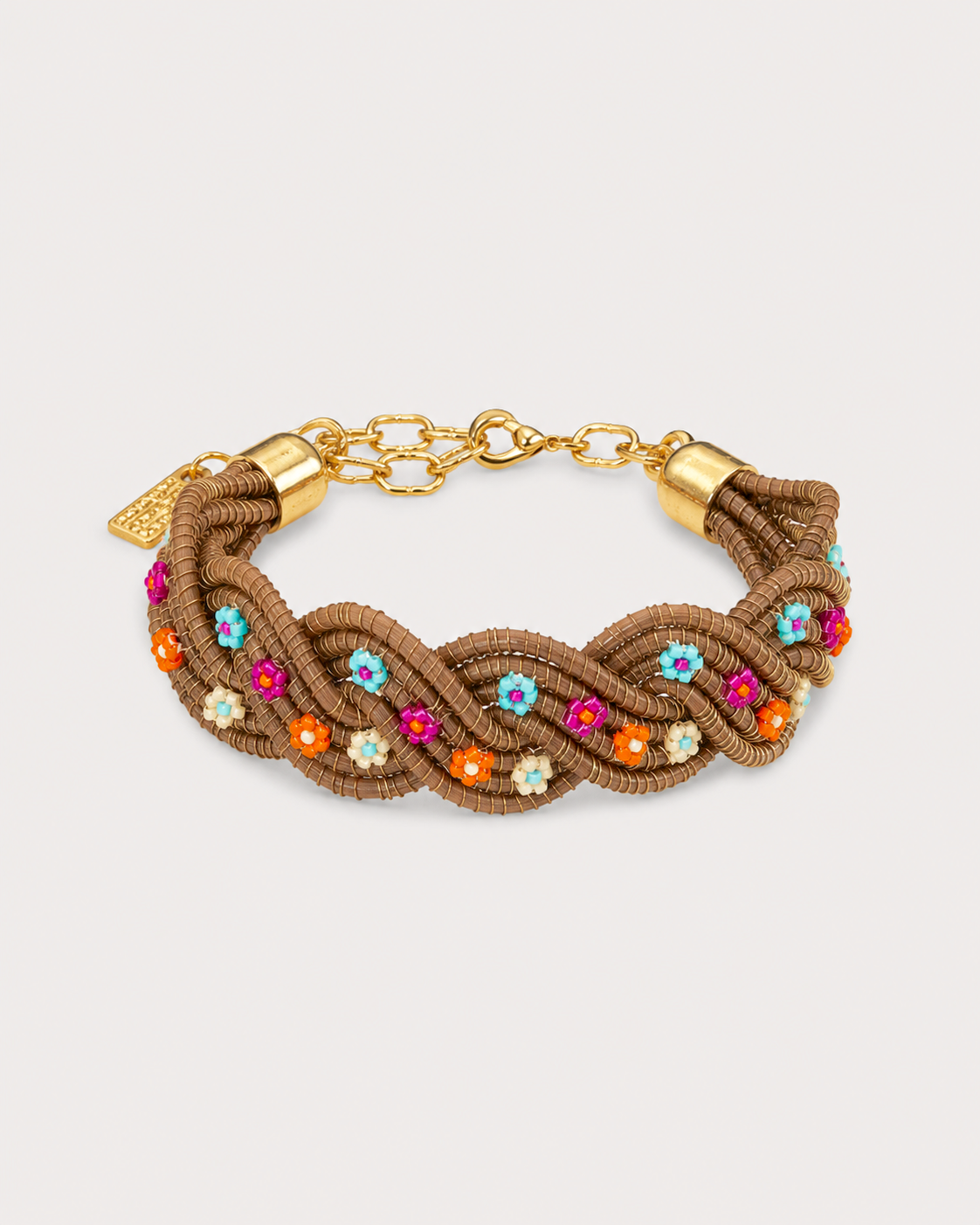 WOVEN PINE NEEDLE MIYUKI BRACELET Anima Guzga