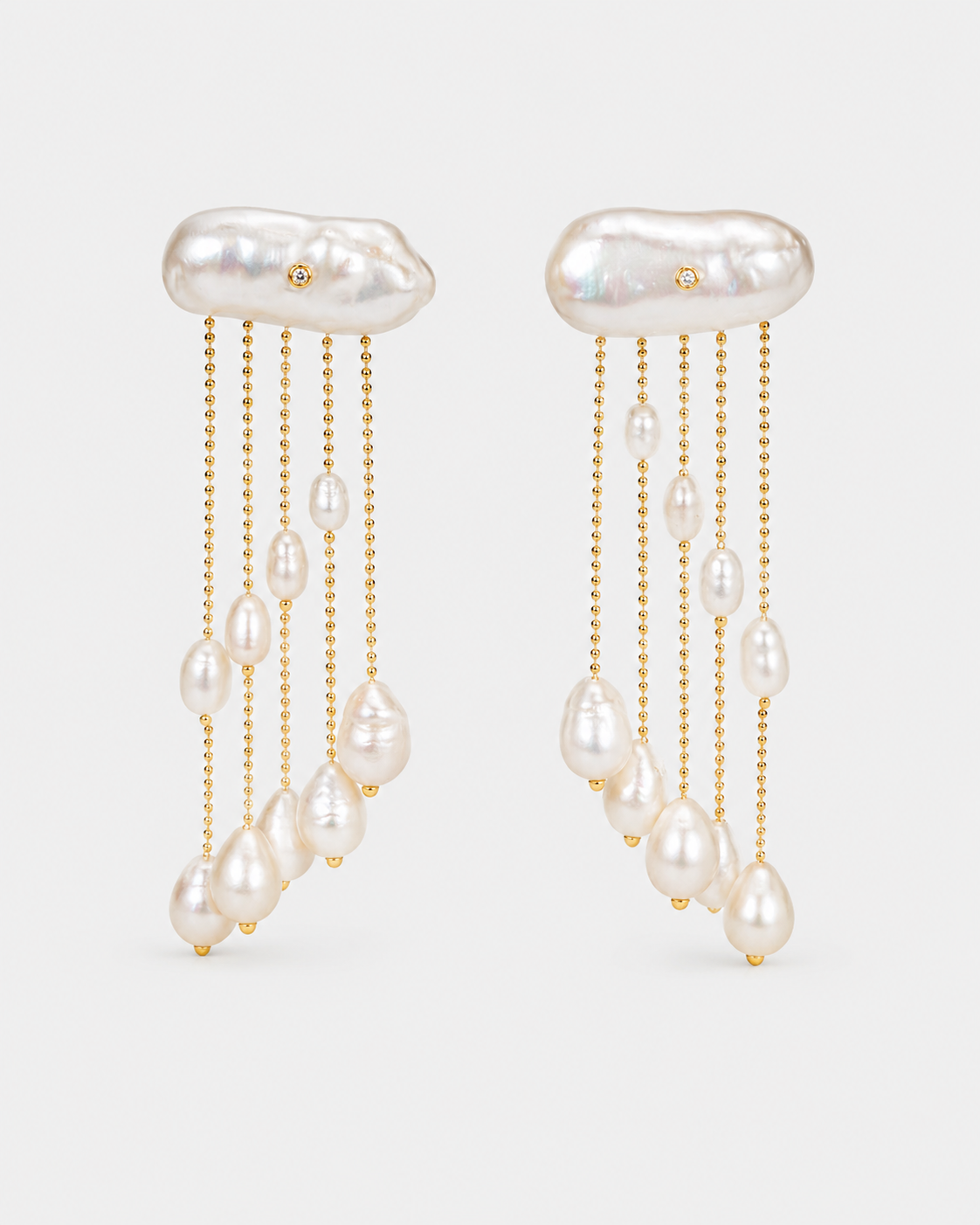 MERMAID PEARL EARRINGS Anima Guzga