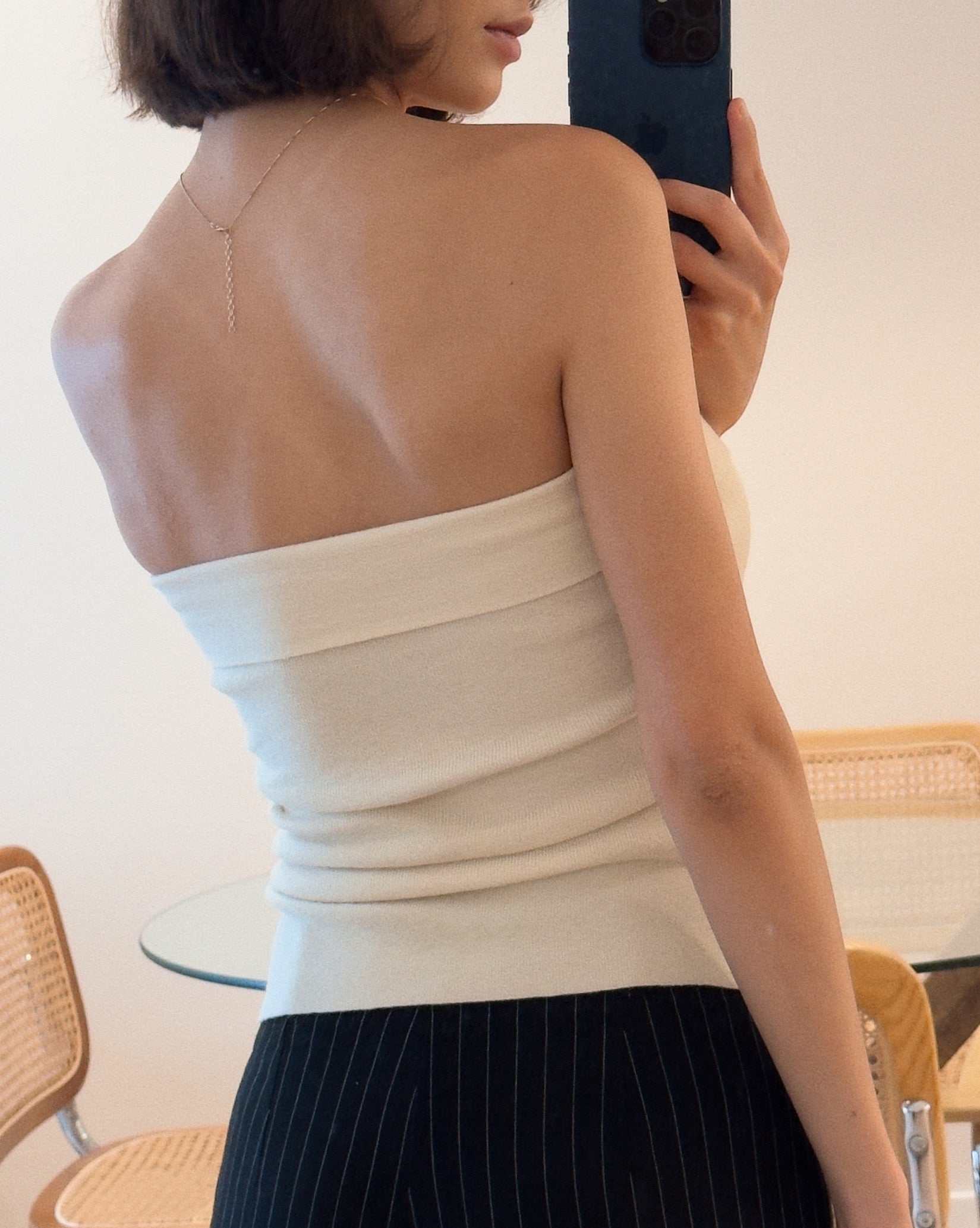 BAKER STRAPLESS TOP
