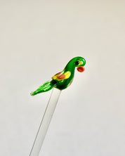 BLOWN GLASS DRINK STIRRER