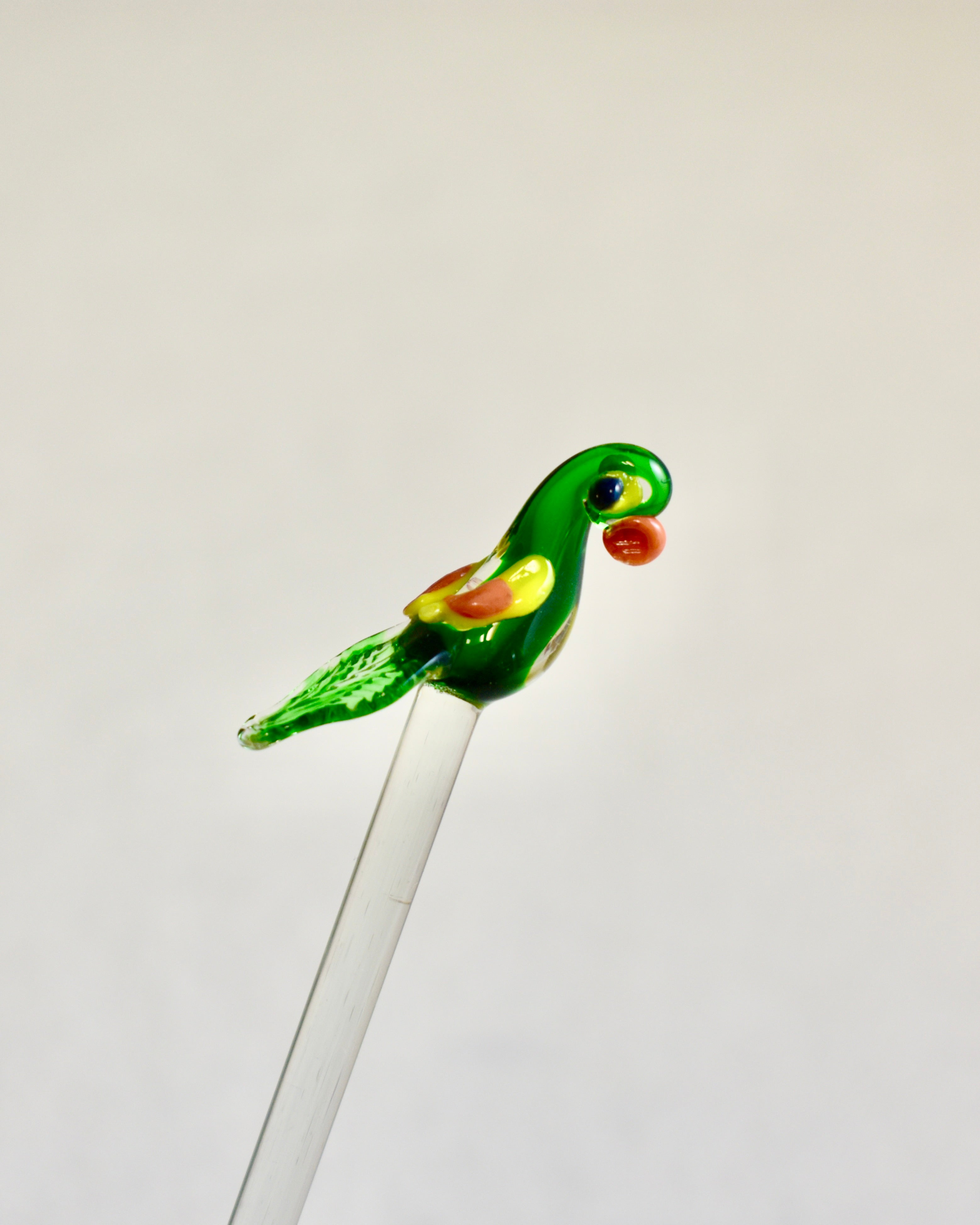 BLOWN GLASS DRINK STIRRER