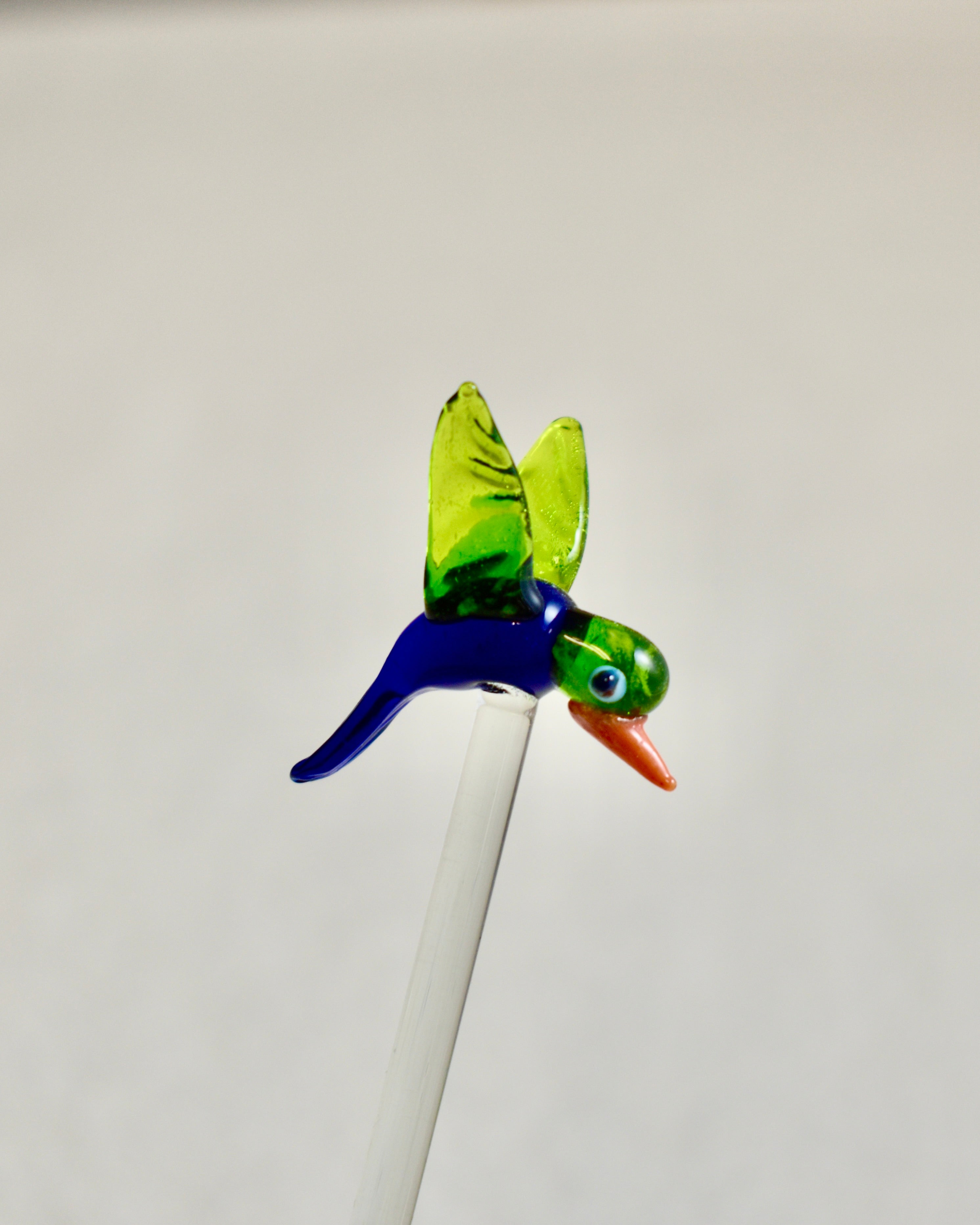 BLOWN GLASS DRINK STIRRER