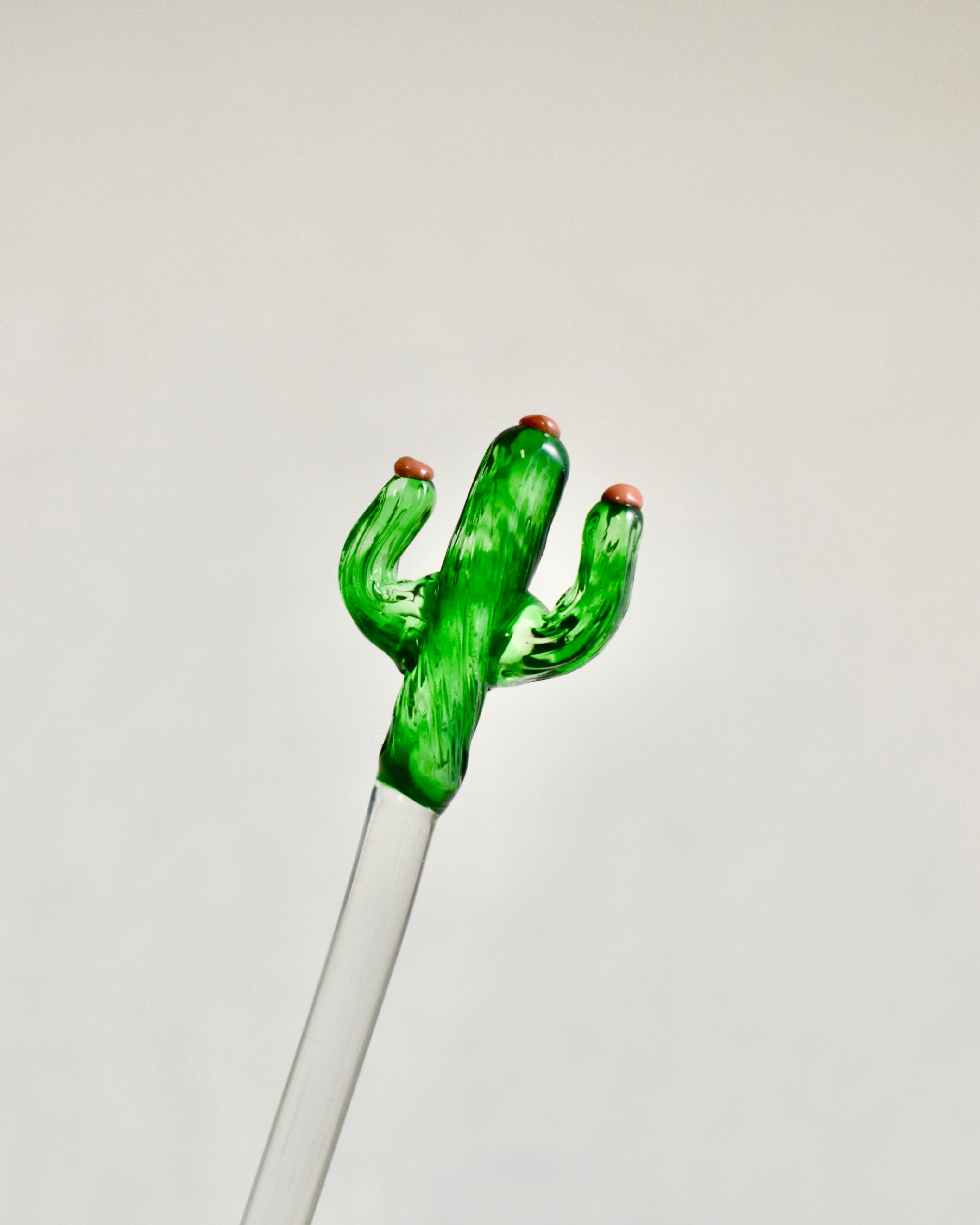 BLOWN GLASS DRINK STIRRER