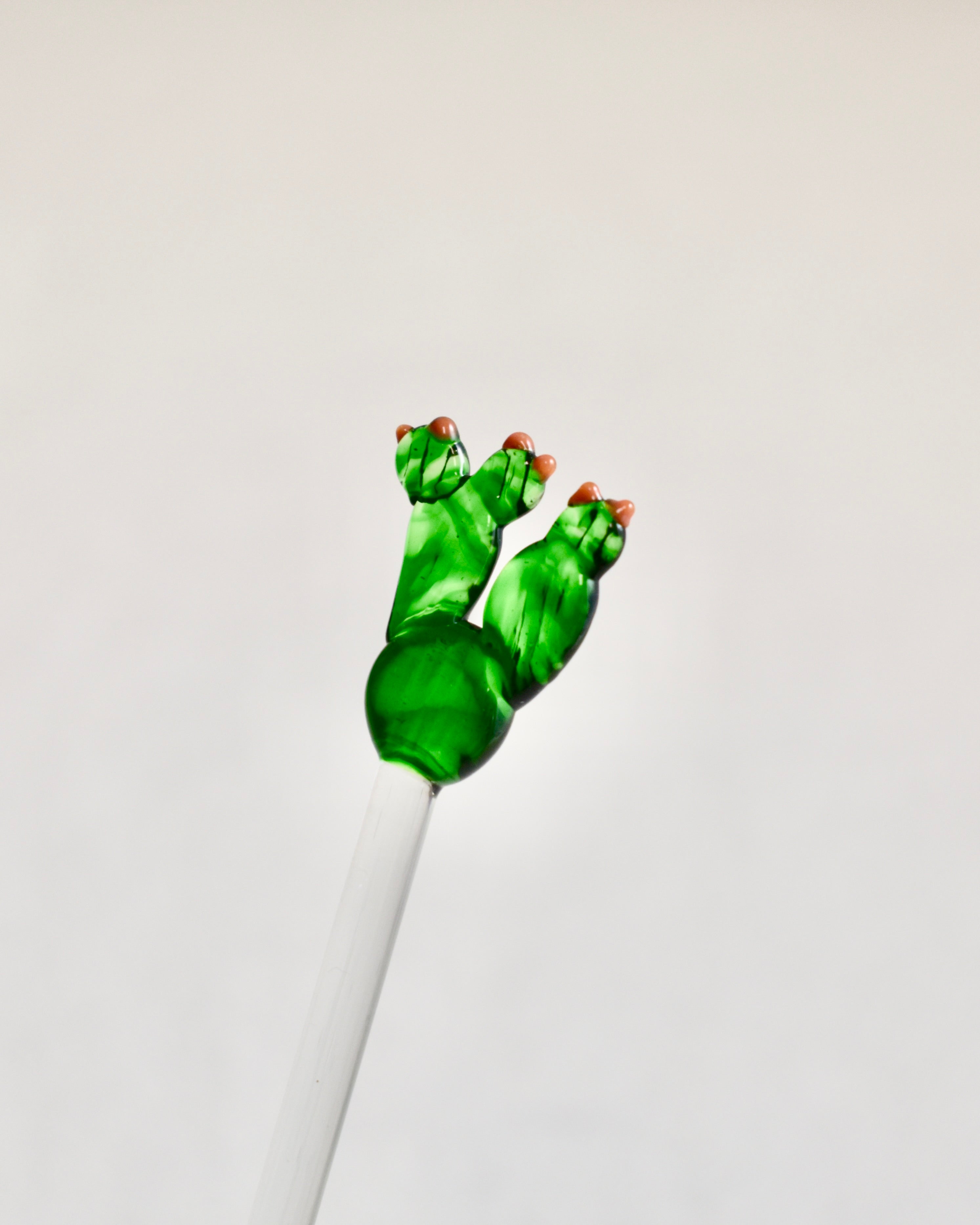 BLOWN GLASS DRINK STIRRER