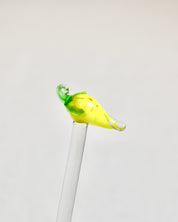 BLOWN GLASS DRINK STIRRER