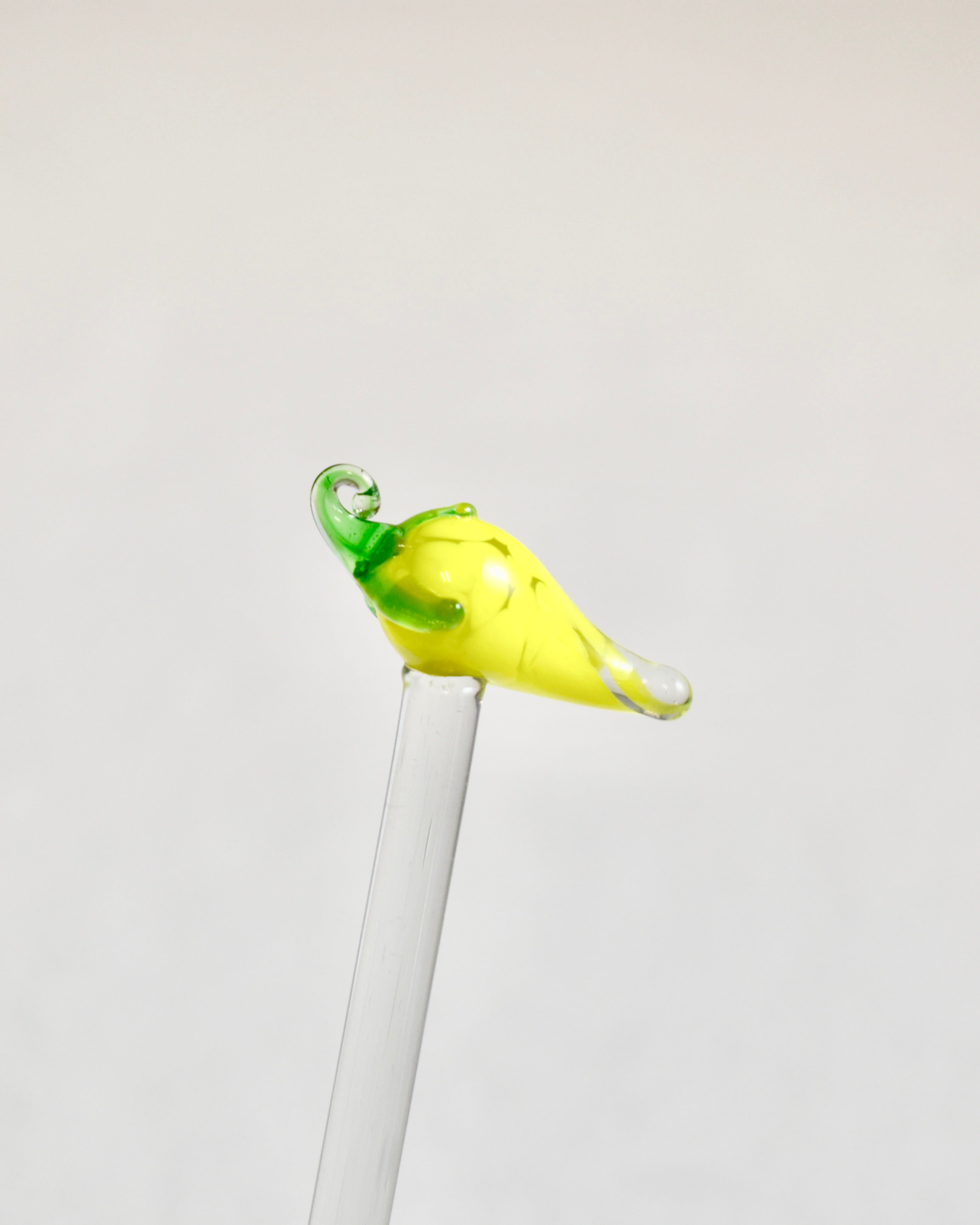 BLOWN GLASS DRINK STIRRER