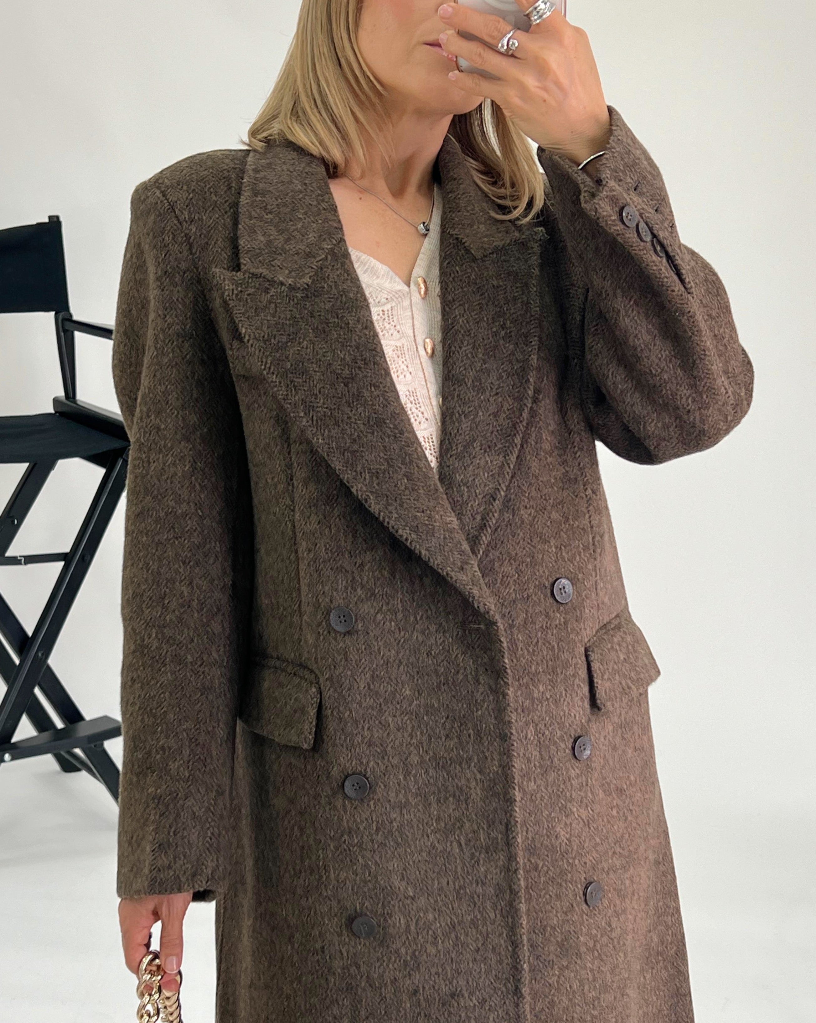 Juanita Coat | Limited Edition Wool Coat | Anima Guzga