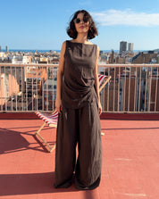 NYC TOP BROWN