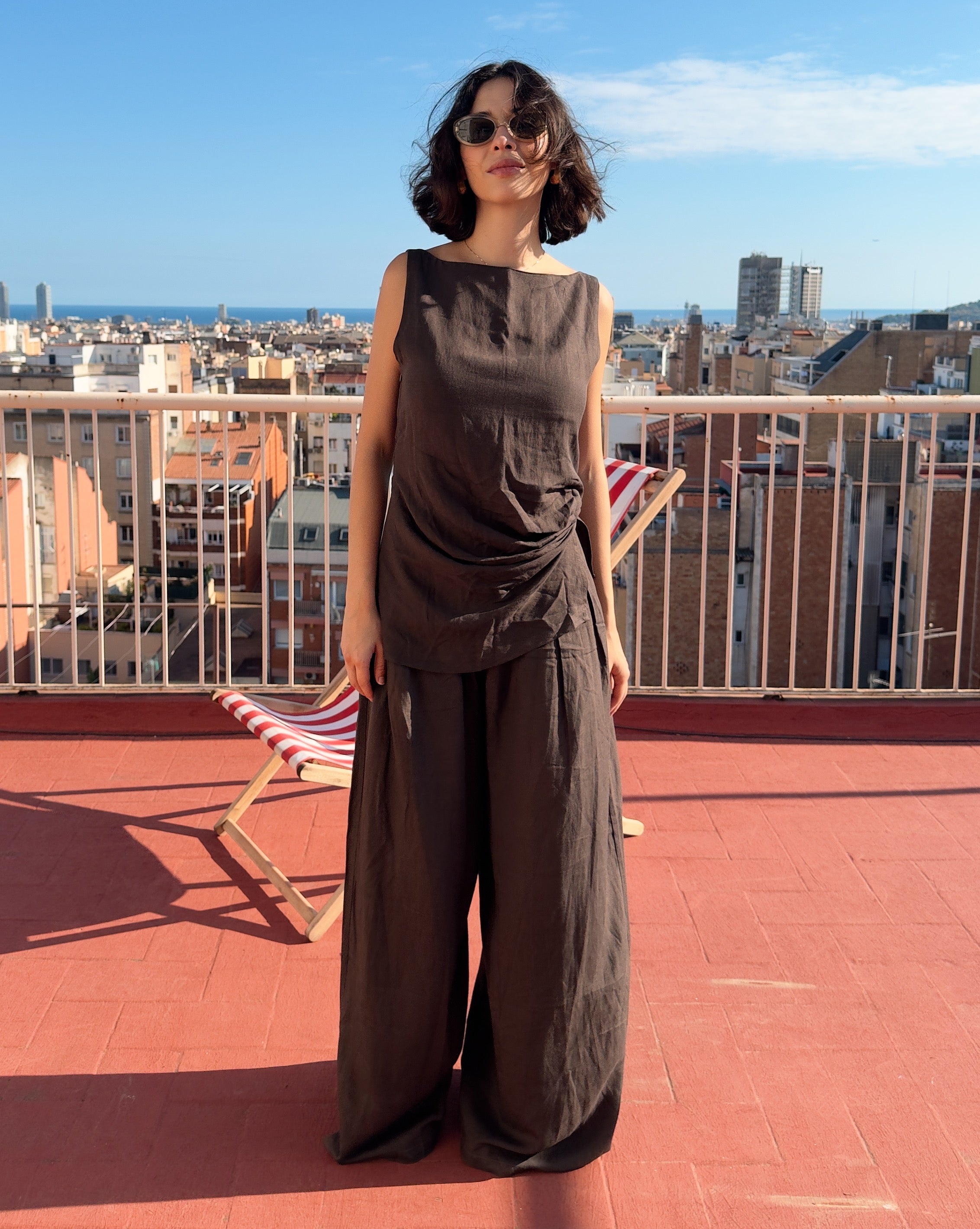 NYC TOP BROWN