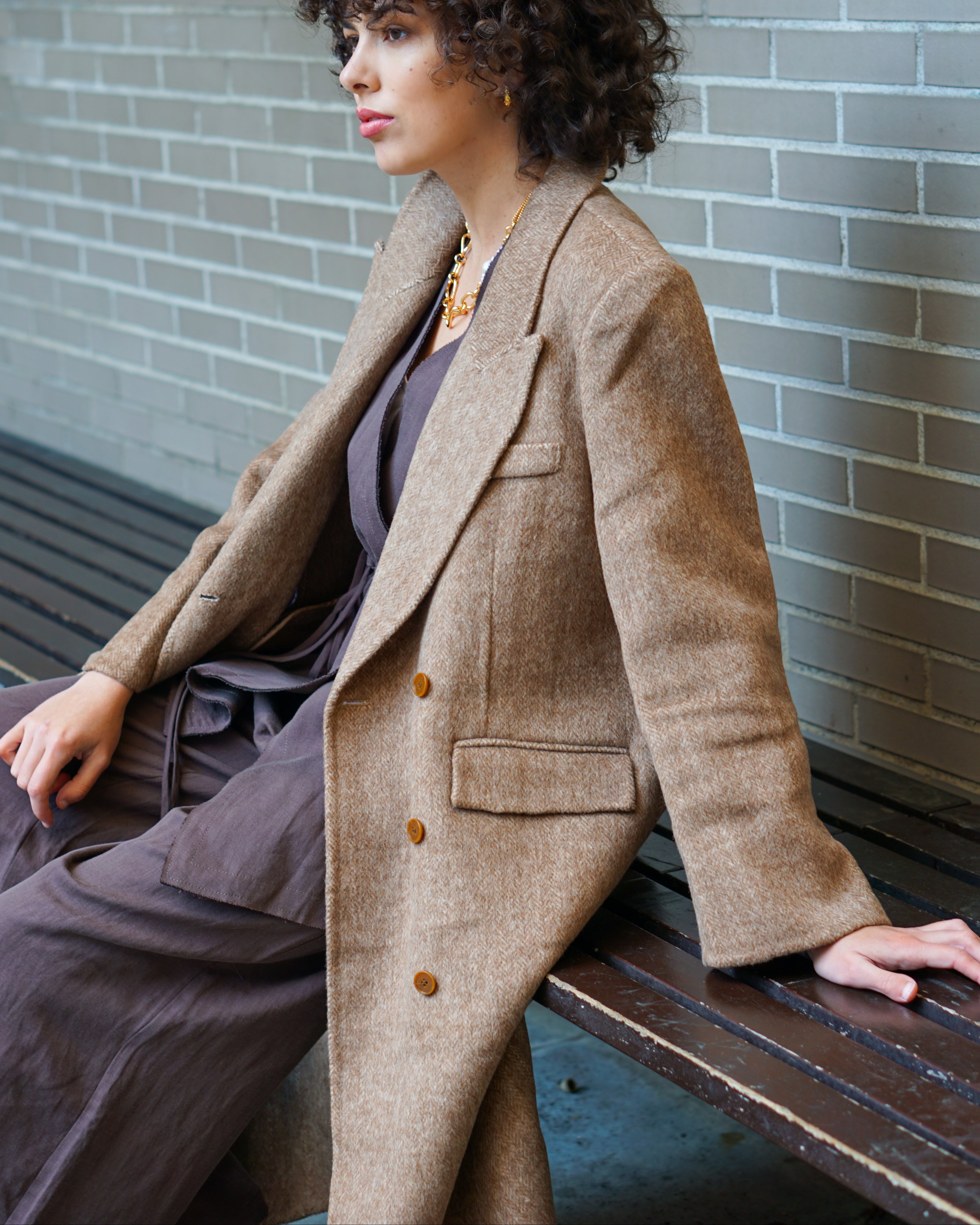 Juanita Coat | Limited Edition Wool Coat | Anima Guzga