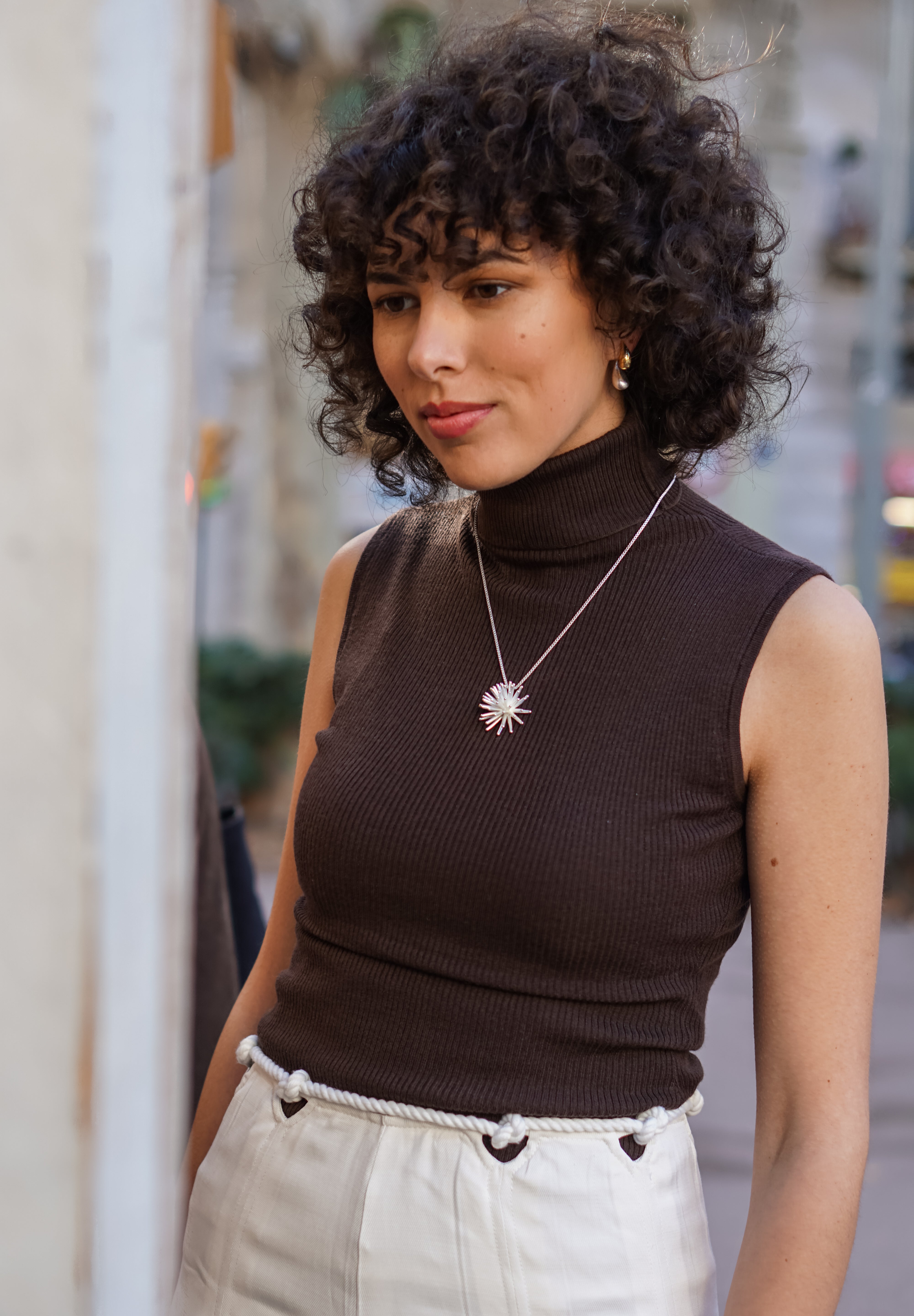 TOP DE PUNTO CON CUELLO ALTO GIANNA